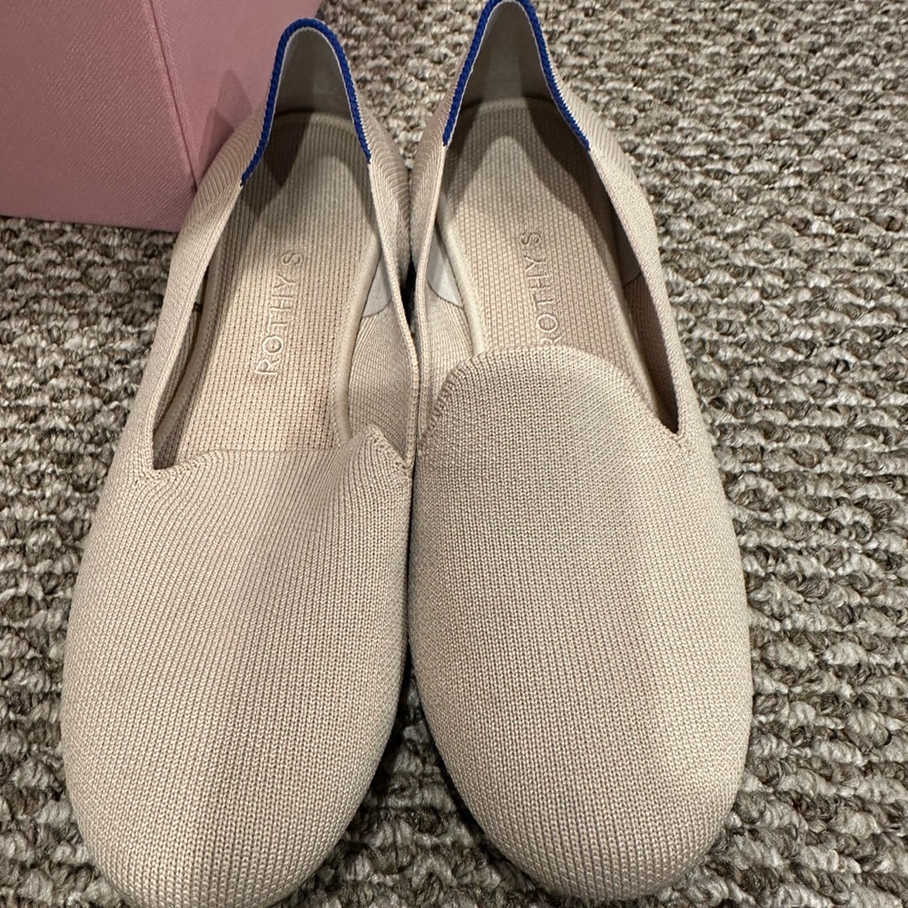 Rothy's Cream Colored Flats Size 8!